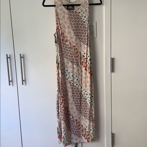 Reformation maxi print dress